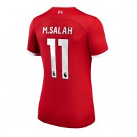 Billiga Liverpool Mohamed Salah #11 Hemma fotbollskläder Dam 2023-24 Kortärmad